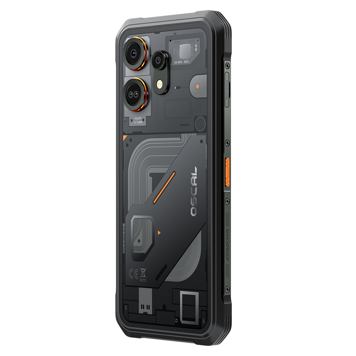 Oscal MARINE 3 6.56インチ 90Hzディスプレイ MediaTek Helio G81 オクタコア 13MP 赤外線ナイトビジョンカメラ 5000mAh 4G 頑丈な電話機