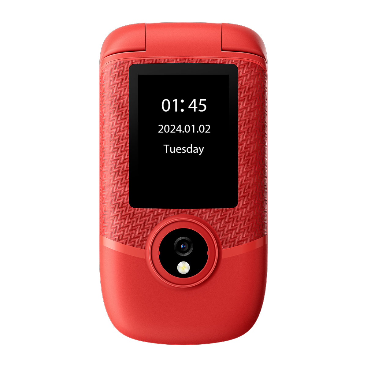 Blackview N2000 フリップ 2.8"+1.77" ディスプレイ Unisoc T107 1500mAh デュアル SIM 4G 携帯電話