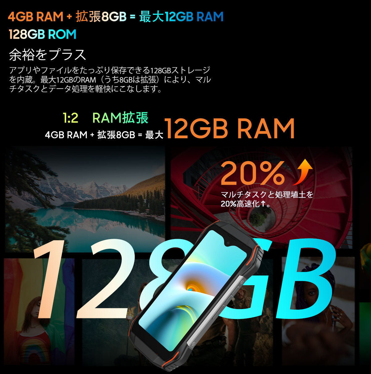 Blackview N6000SE 4.3インチ ミニ頑丈携帯電話