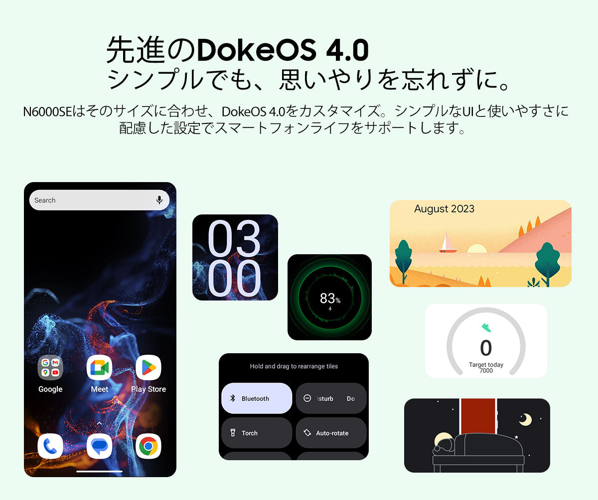 Blackview N6000SE 4.3インチ ミニ頑丈携帯電話