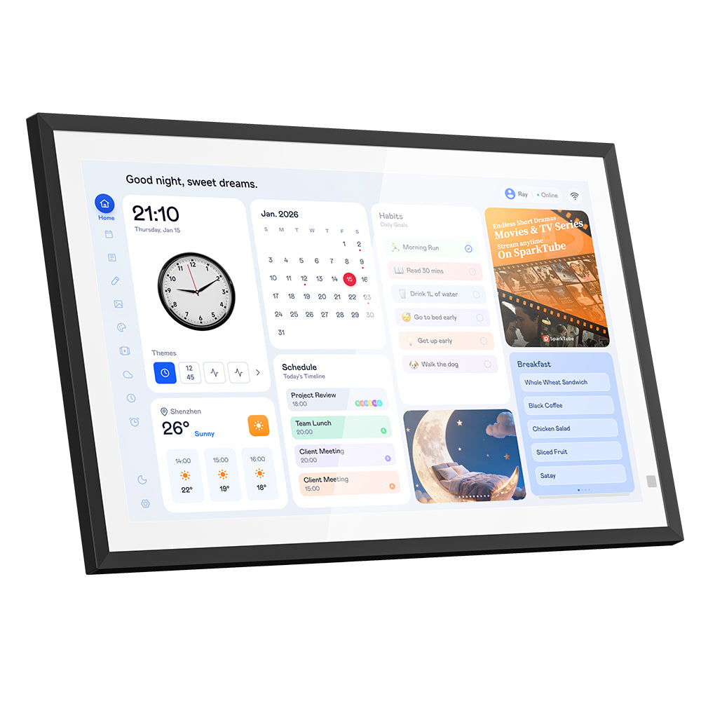Blackview NEST 15 15.6-inch FHD+ IPS Touchscreen Digital Calendar With Wi-Fi 6 & Photo Frame Mode Support