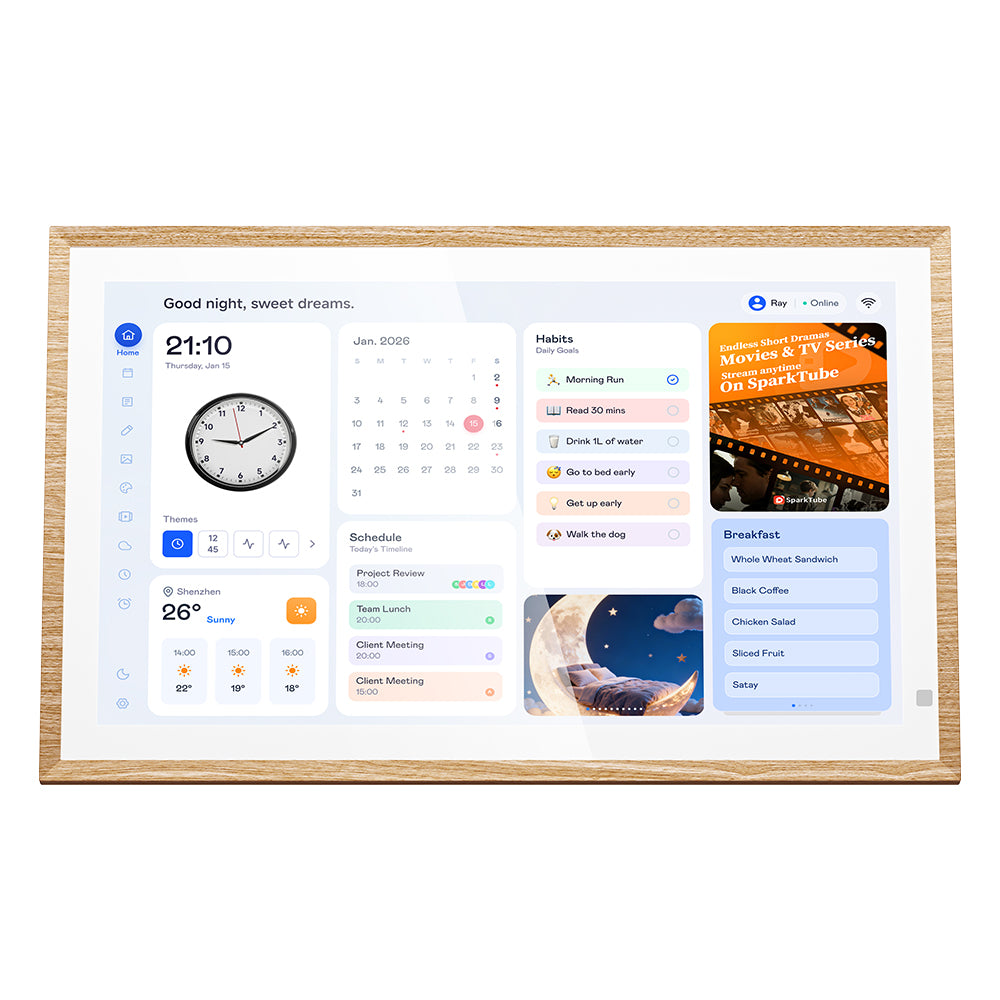 Blackview NEST 15 15.6-inch FHD+ IPS Touchscreen Digital Calendar With Wi-Fi 6 & Photo Frame Mode Support