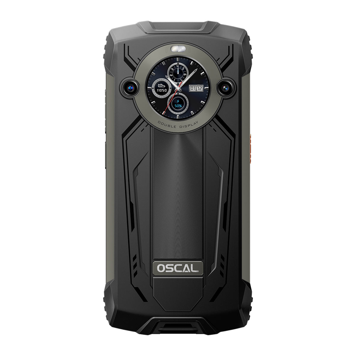 Oscal Pilot 2 6.5インチ デュアルスクリーン &amp; デュアルLEDフラッシュライト 8+256GB MediaTek Helio G99 オクタコア 4G 頑丈な携帯電話