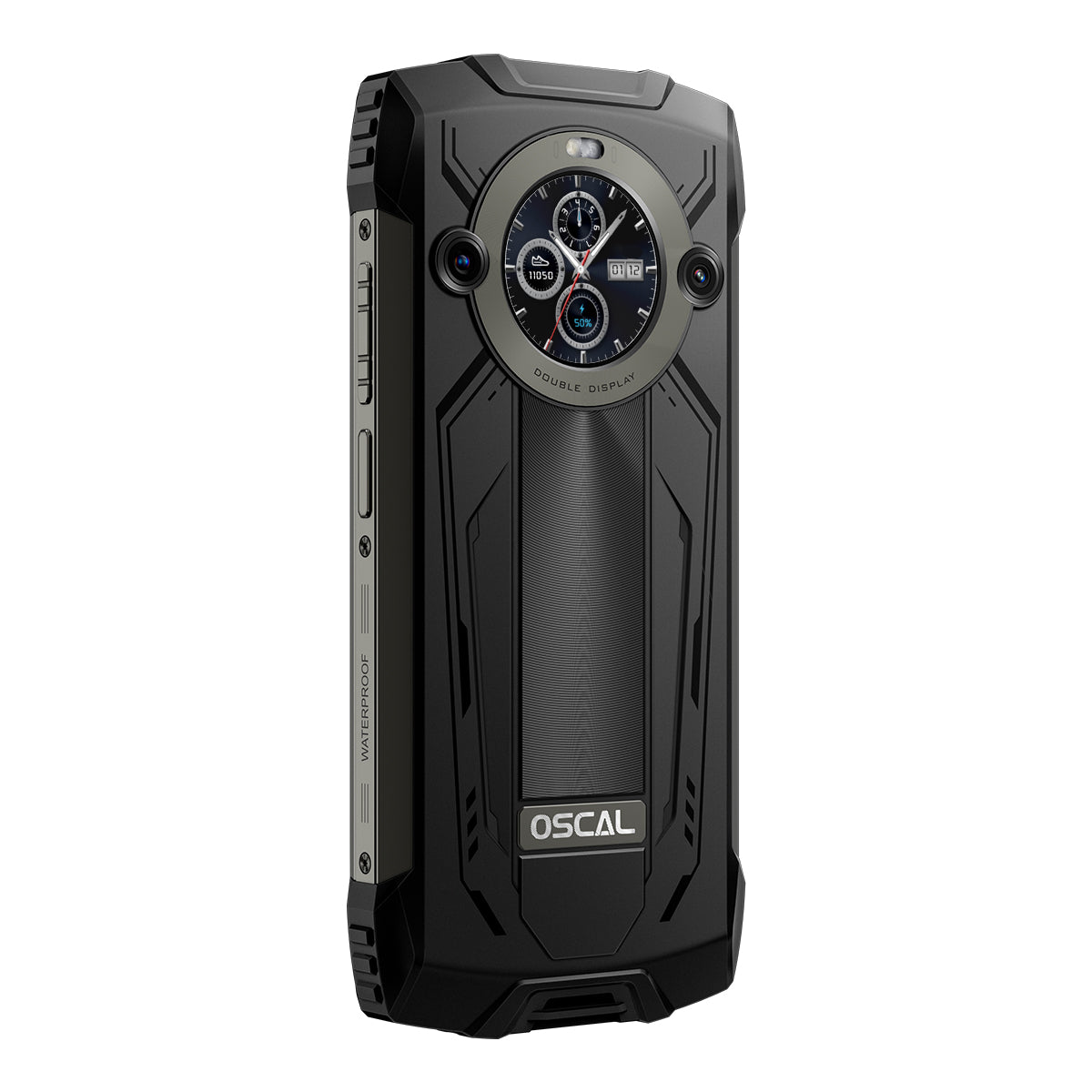 Oscal Pilot 2 6.5インチ デュアルスクリーン &amp; デュアルLEDフラッシュライト 8+256GB MediaTek Helio G99 オクタコア 4G 頑丈な携帯電話