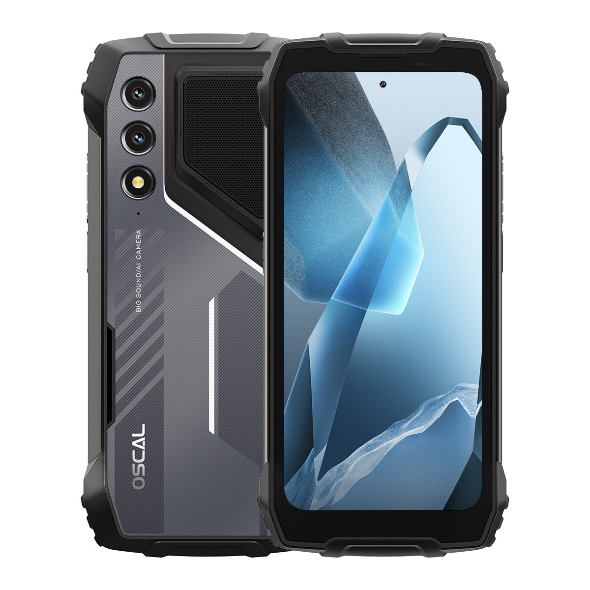Oscal Pilot 1 6.67インチステレオラウドスピーカー＆デュアルLEDフラッシュライト 6+256GB MediaTek Helio G81 オクタコア 4G 耐久性の高い携帯電話