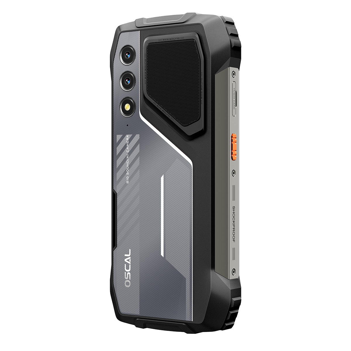 Oscal Pilot 1 6.67インチステレオラウドスピーカー＆デュアルLEDフラッシュライト 6+256GB MediaTek Helio G81 オクタコア 4G 耐久性の高い携帯電話