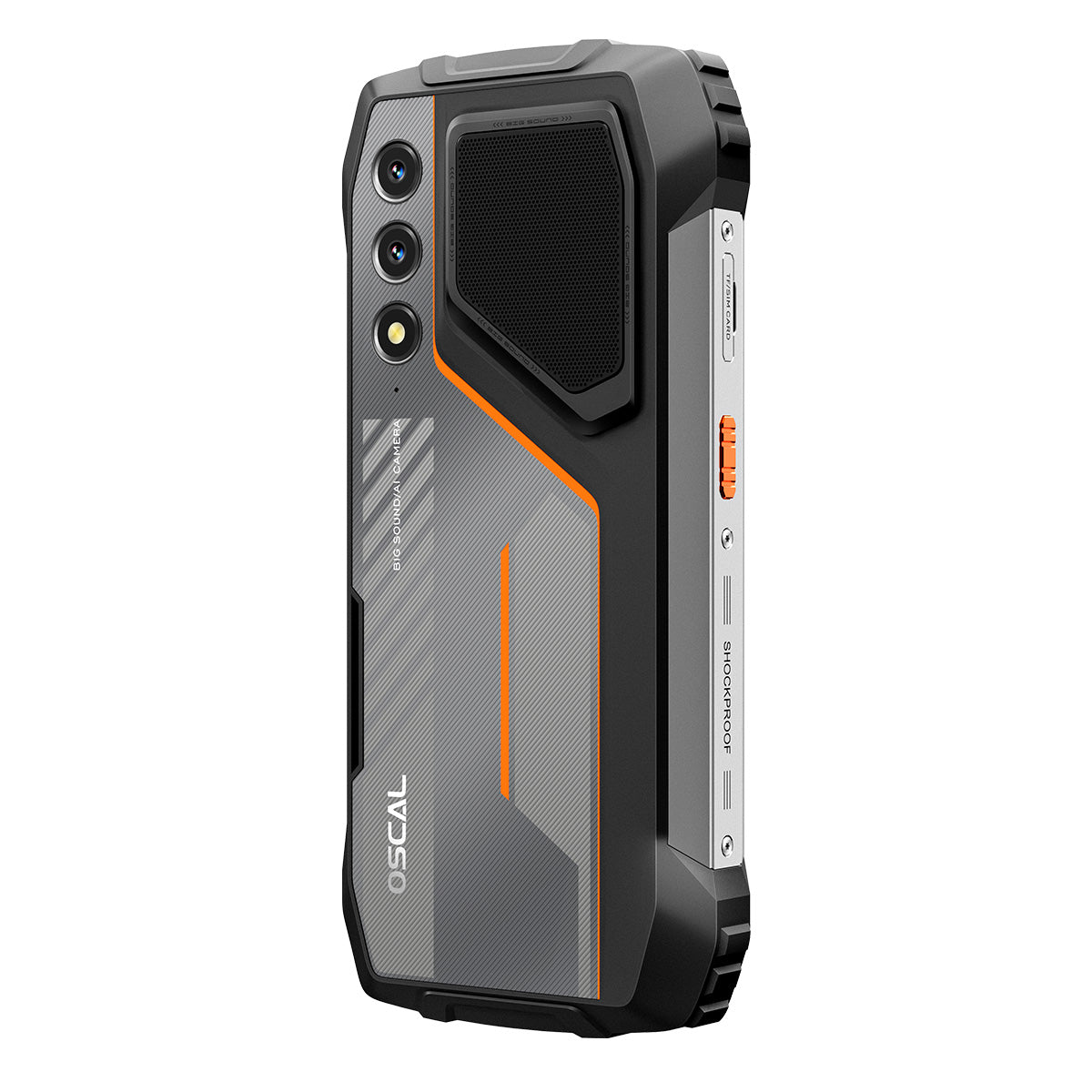 Oscal Pilot 1 6.67インチステレオラウドスピーカー＆デュアルLEDフラッシュライト 6+256GB MediaTek Helio G81 オクタコア 4G 耐久性の高い携帯電話