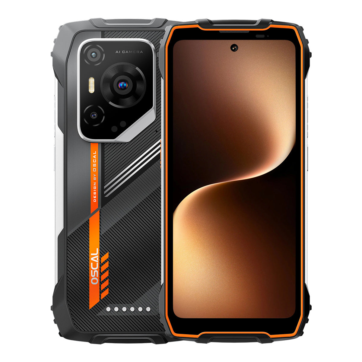 Oscal Pilot 3 6.78インチ MediaTek Dimensity 6300 12GB+256GB 50MP+20MP ナイトビジョンカメラ 7500mAh 5G AI 頑丈スマートフォン