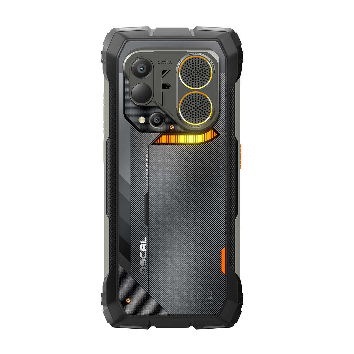Oscal パイロット6 サーマルイメージング 4G 頑丈な電話機 6.78インチ 120Hz ディスプレイ 108メガピクセルカメラ 98デシベル大音量スピーカー & 93ルーメンLED懐中電灯