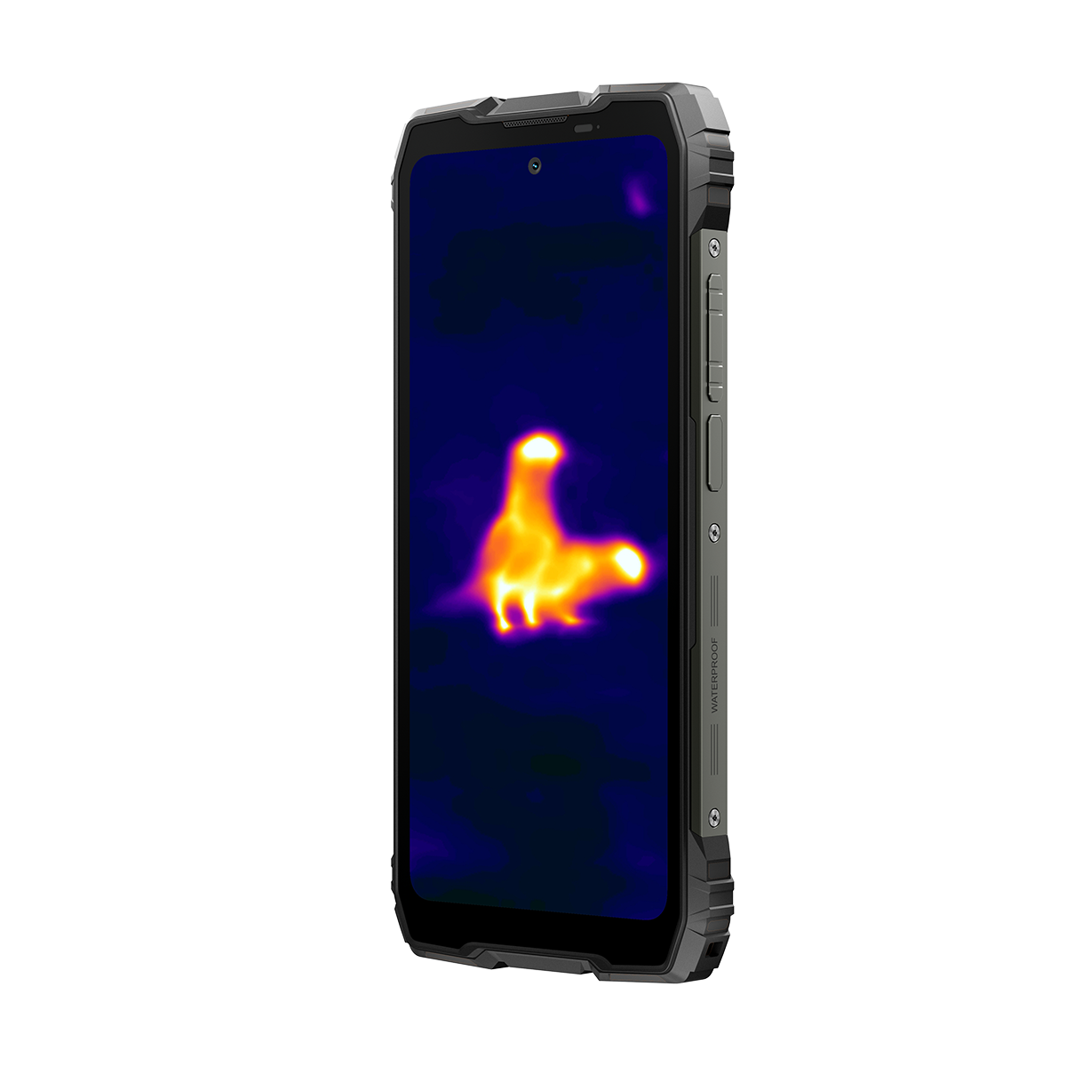 Oscal パイロット6 サーマルイメージング 4G 頑丈な電話機 6.78インチ 120Hz ディスプレイ 108メガピクセルカメラ 98デシベル大音量スピーカー & 93ルーメンLED懐中電灯