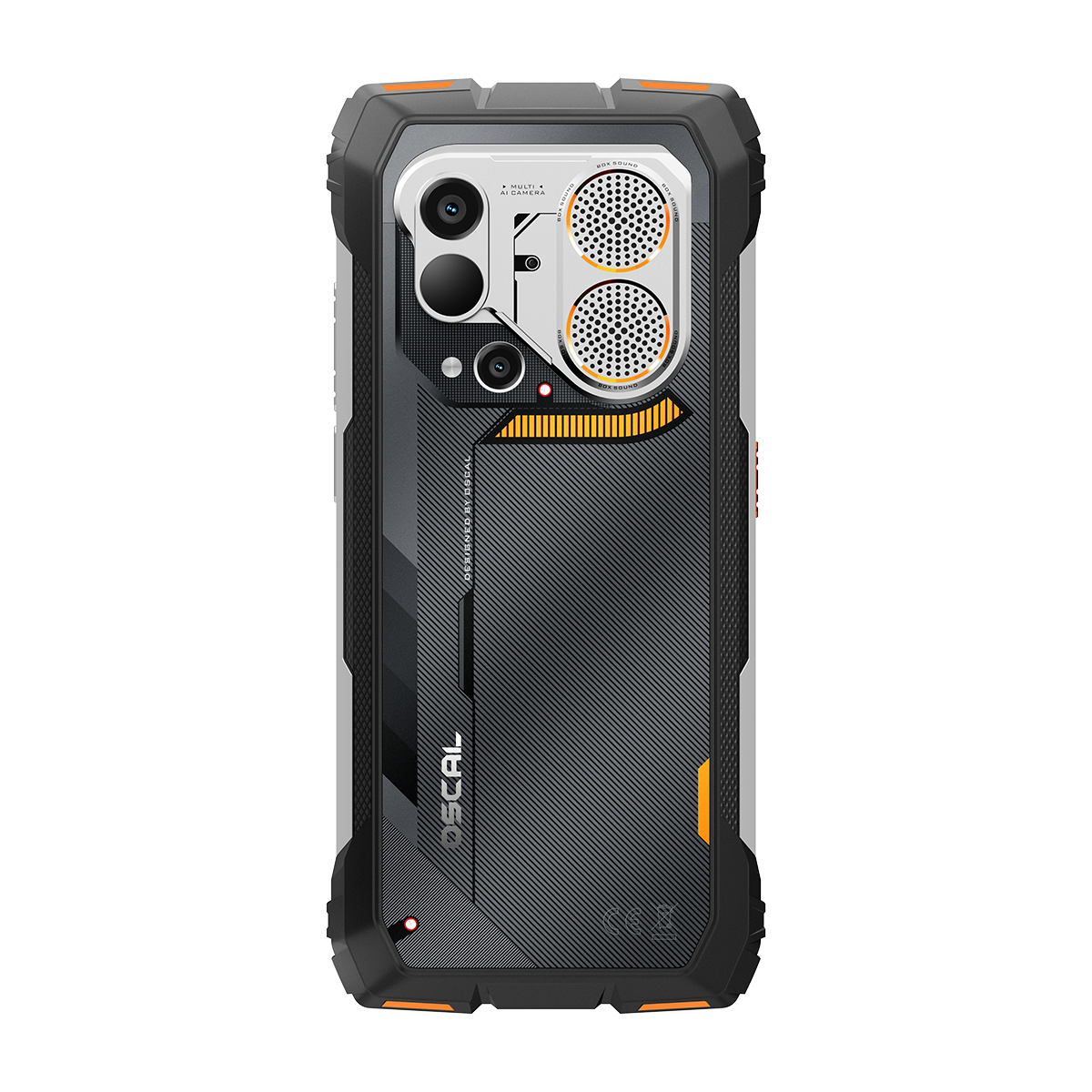 Oscal パイロット6 サーマルイメージング 4G 頑丈な電話機 6.78インチ 120Hz ディスプレイ 108メガピクセルカメラ 98デシベル大音量スピーカー & 93ルーメンLED懐中電灯