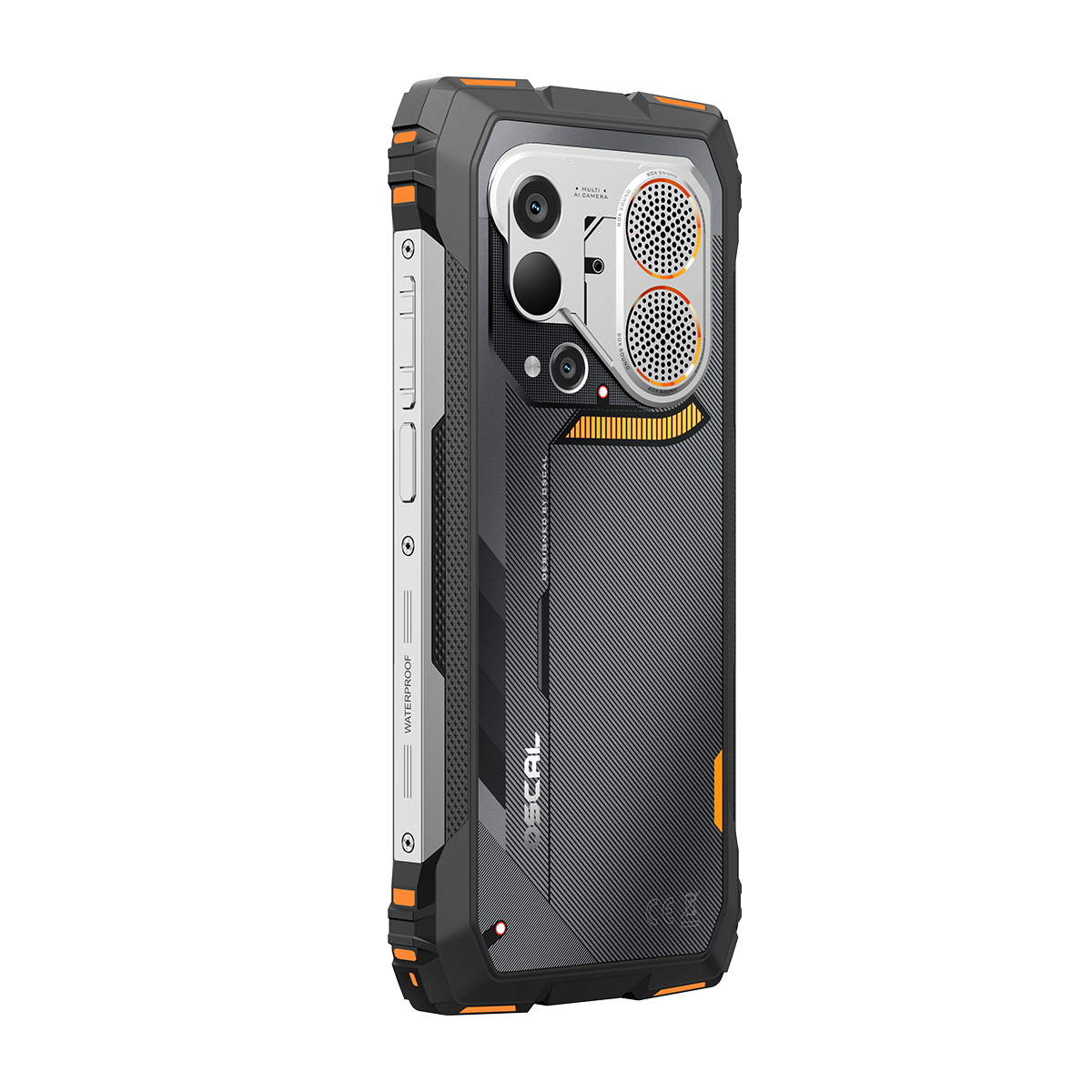 Oscal パイロット6 サーマルイメージング 4G 頑丈な電話機 6.78インチ 120Hz ディスプレイ 108メガピクセルカメラ 98デシベル大音量スピーカー & 93ルーメンLED懐中電灯