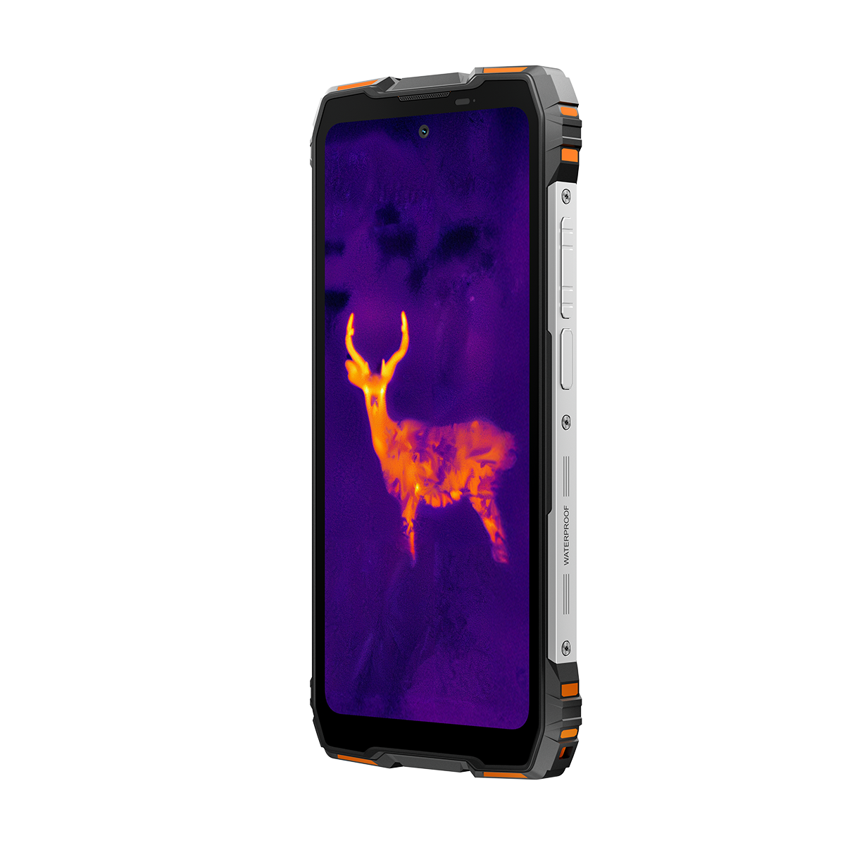 Oscal パイロット6 サーマルイメージング 4G 頑丈な電話機 6.78インチ 120Hz ディスプレイ 108メガピクセルカメラ 98デシベル大音量スピーカー & 93ルーメンLED懐中電灯