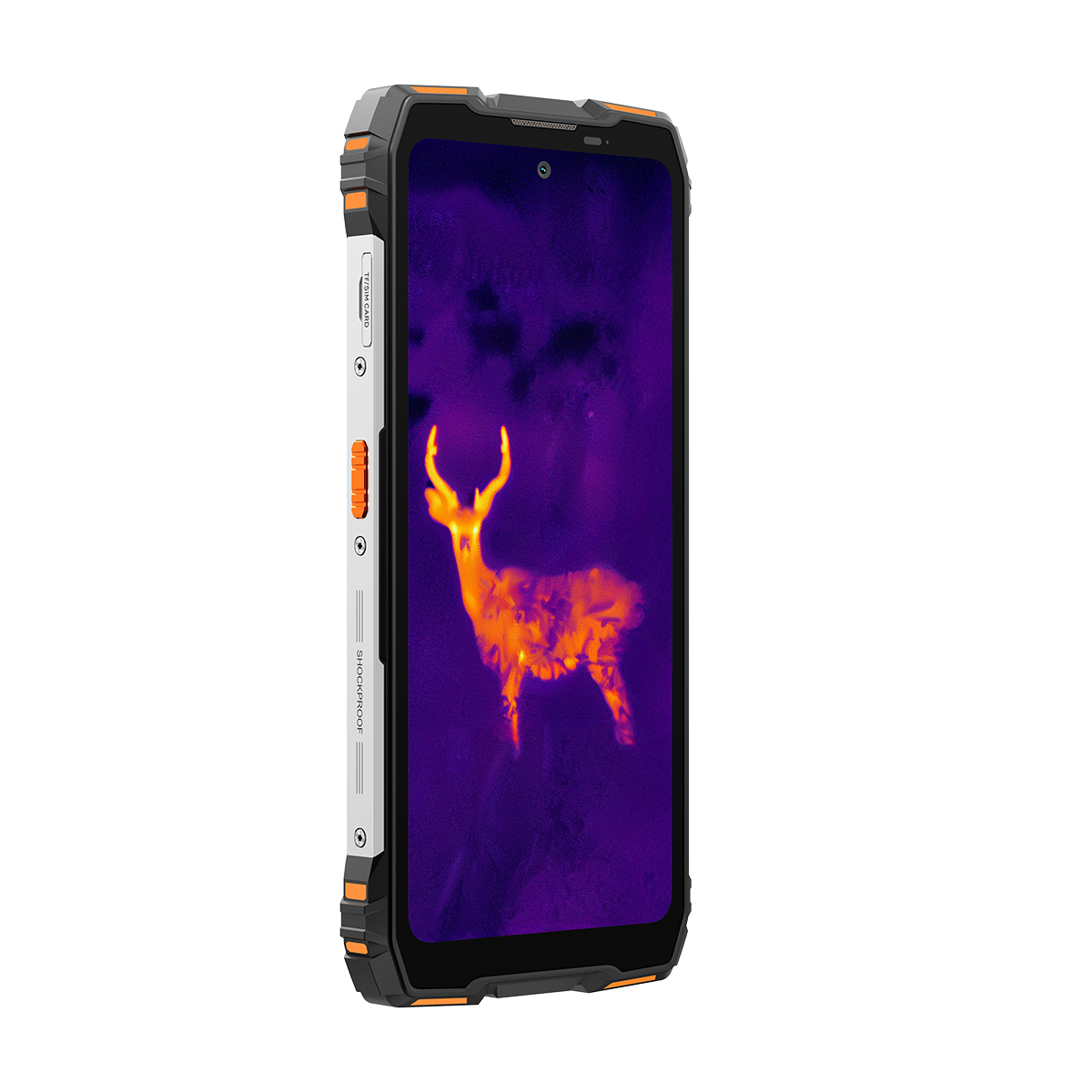 Oscal パイロット6 サーマルイメージング 4G 頑丈な電話機 6.78インチ 120Hz ディスプレイ 108メガピクセルカメラ 98デシベル大音量スピーカー & 93ルーメンLED懐中電灯