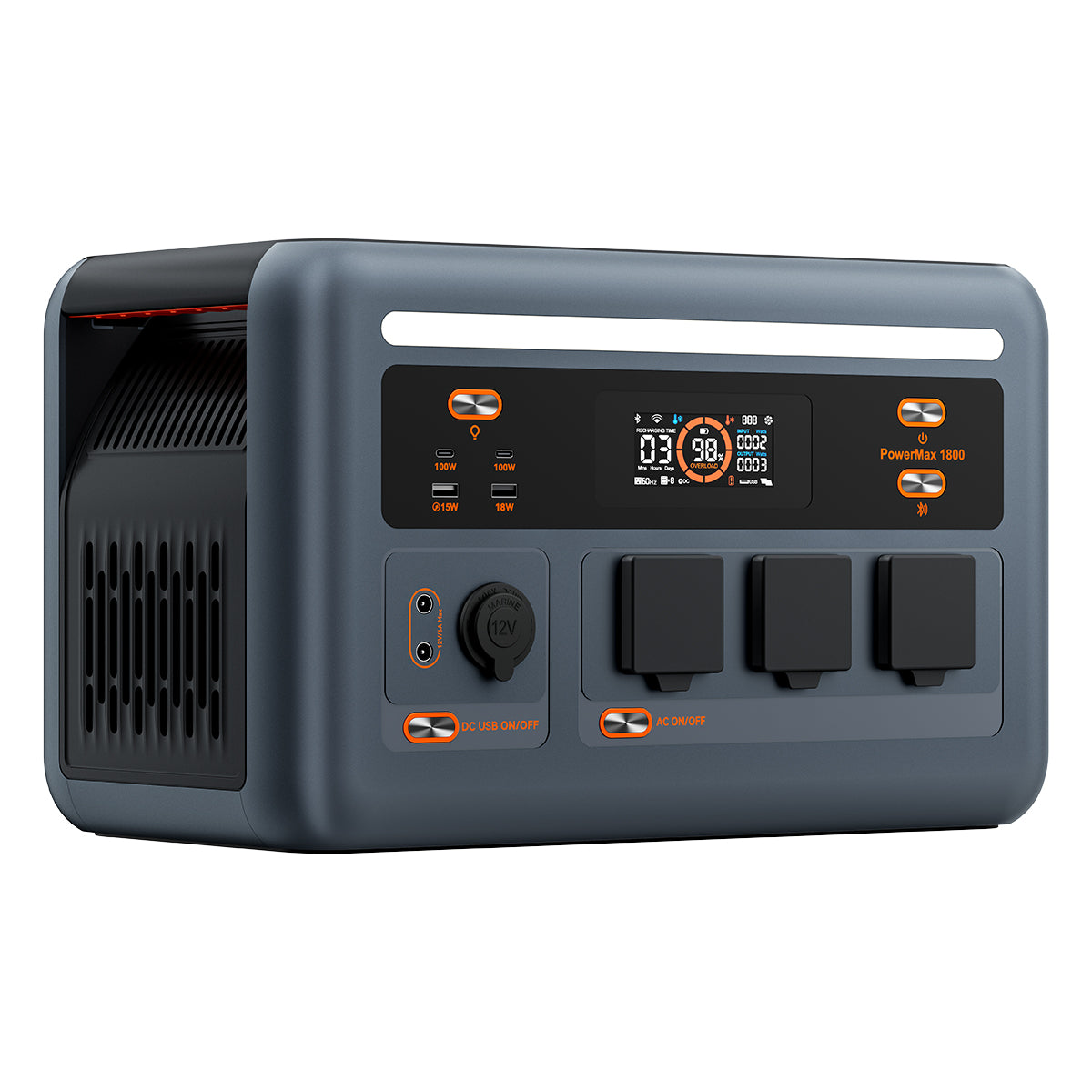 Oscal PowerMax 1800 1024Wh 1800W IP54 防水 UPS バックアップ ポータブル電源ステーション
