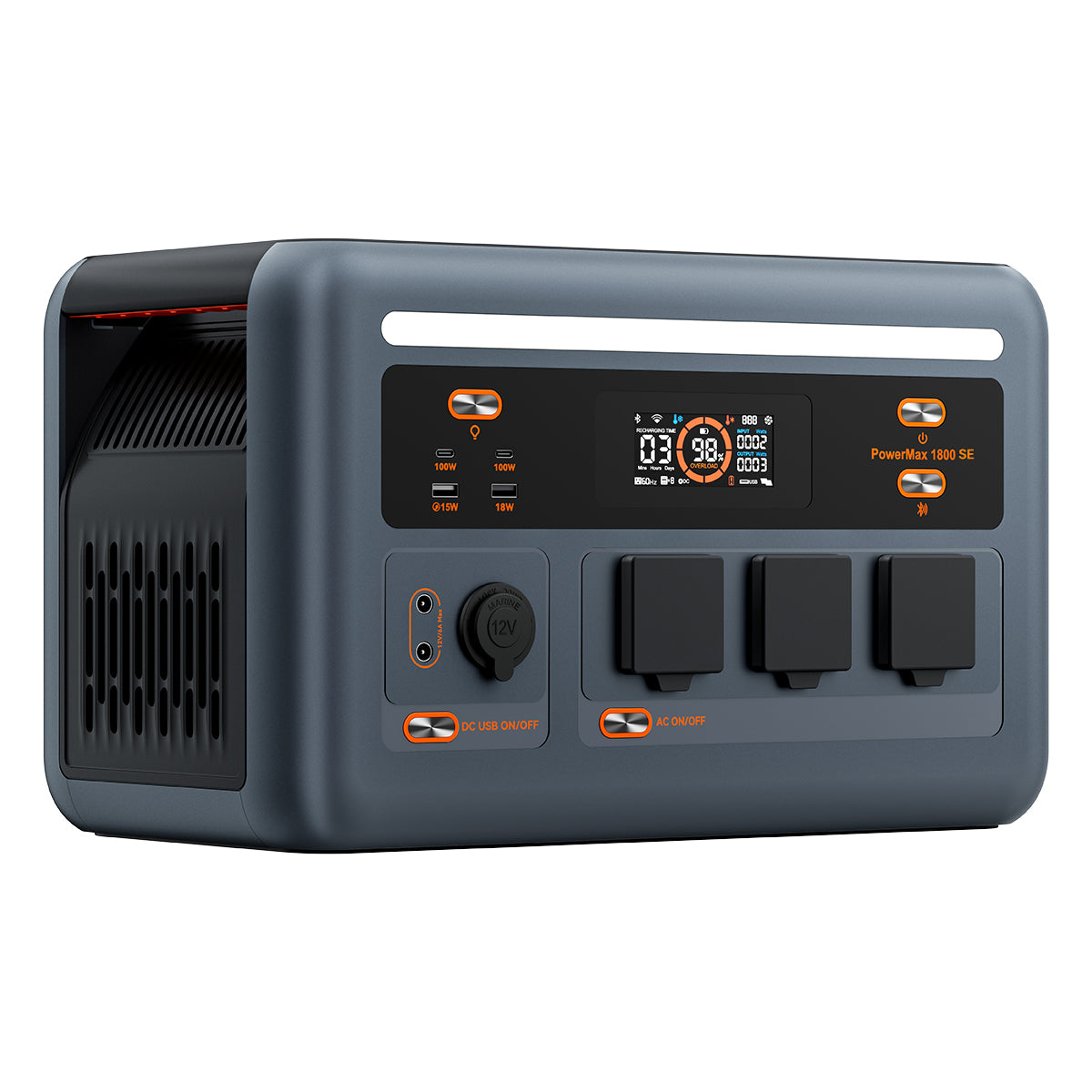 Oscal PowerMax 1800 SE 1024Wh 1800W UL94 V-0 防火認証 UPSバックアップ ポータブル電源ステーション