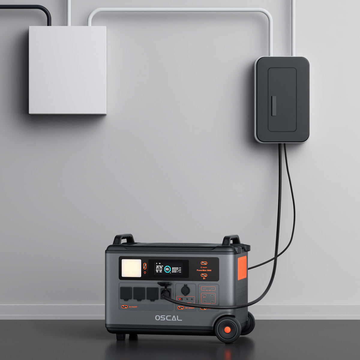 家庭および屋外バックアップ用のOscal PowerMax 3600パワー 