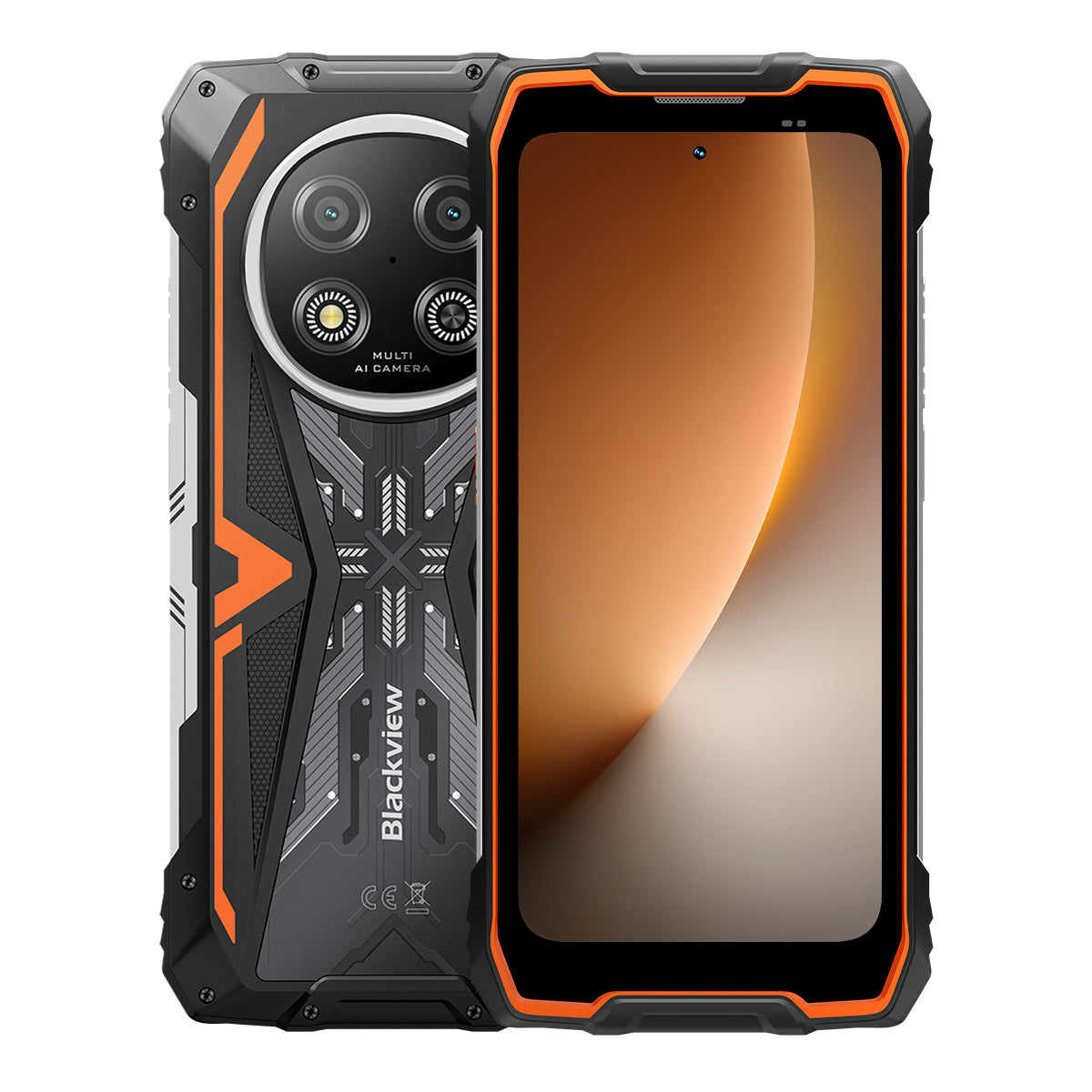 Blackview ROCK 2 6.67インチ 120Hzディスプレイ UNISOC T8100 5G 6nm オクタコア 15000mAh 16MP+13MP AIカメラ 5G 耐衝撃スマートフォン