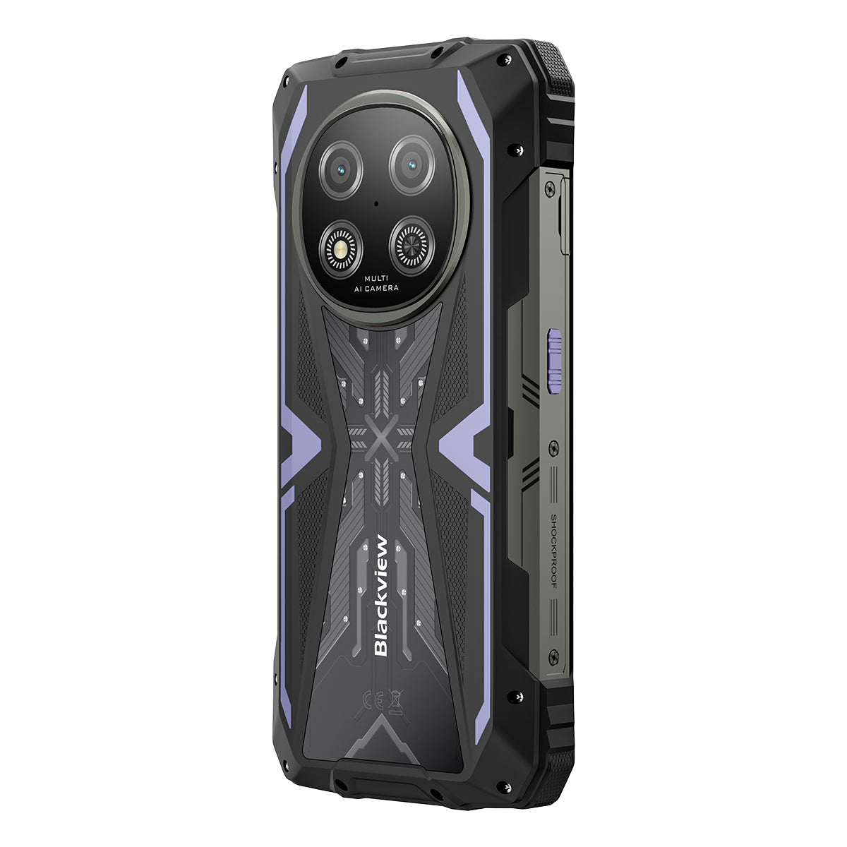 Blackview ROCK 2 6.67インチ 120Hzディスプレイ UNISOC T8100 5G 6nm オクタコア 15000mAh 16MP+13MP AIカメラ 5G 耐衝撃スマートフォン