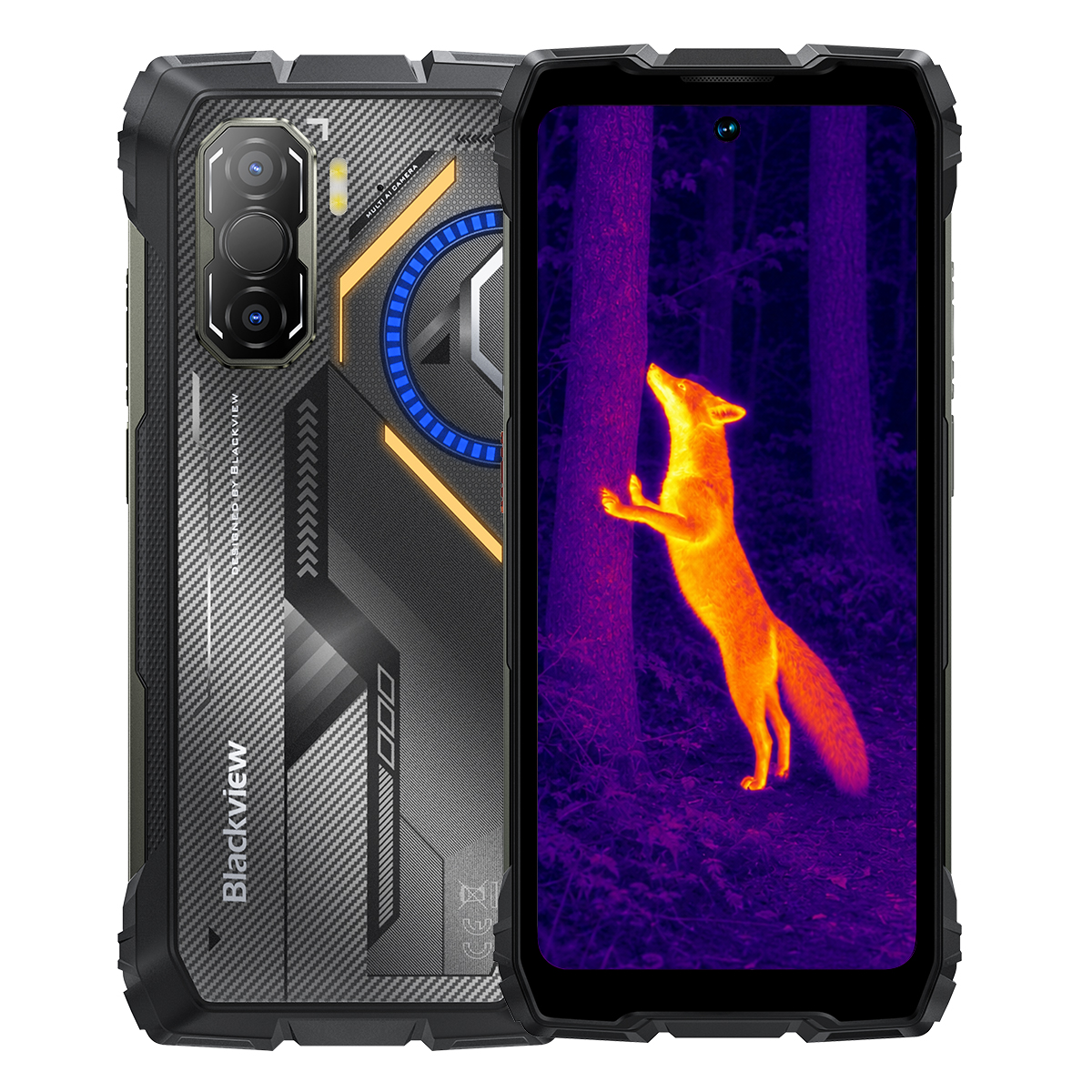 Blackview ROCK 3 熱画像 4G 頑丈な電話 6.78インチ 120Hz 表示 108メガピクセル カメラ & 400ルーメン 懐中電灯