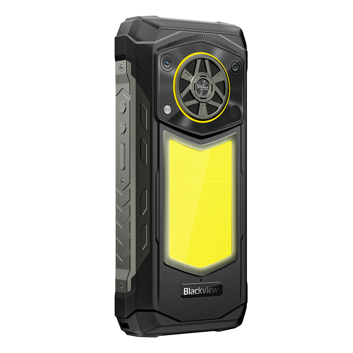 Blackview ROCK 5 ハイファイステレオスピーカー付きキャンプライト 耐衝撃4G携帯電話 6.78インチ 2.4K 120Hzディスプレイ 108MPカメラ＆20,000mAhバッテリー搭載