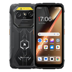 Blackview ROCK 1 Pro 専門的な2次元バーコード読み取り機 4G 頑丈な電話 6.56インチ 90Hz 表示 15000mAh バッテリーと夜間視覚カメラ付き
