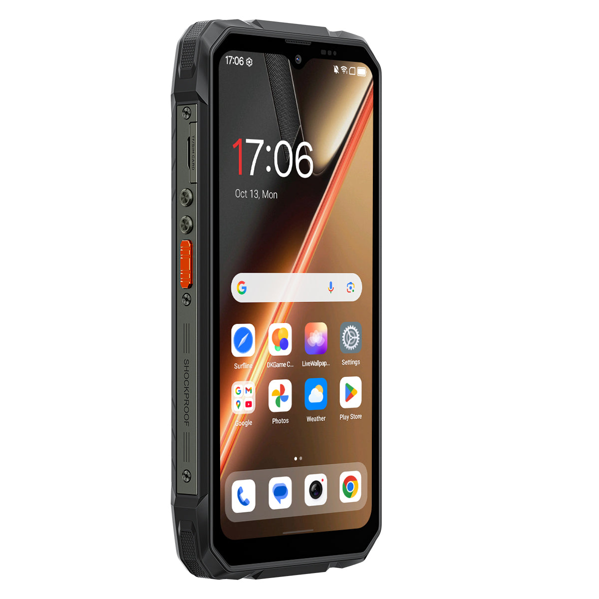 Blackview ROCK 1 Pro 専門的な2次元バーコード読み取り機 4G 頑丈な電話 6.56インチ 90Hz 表示 15000mAh バッテリーと夜間視覚カメラ付き