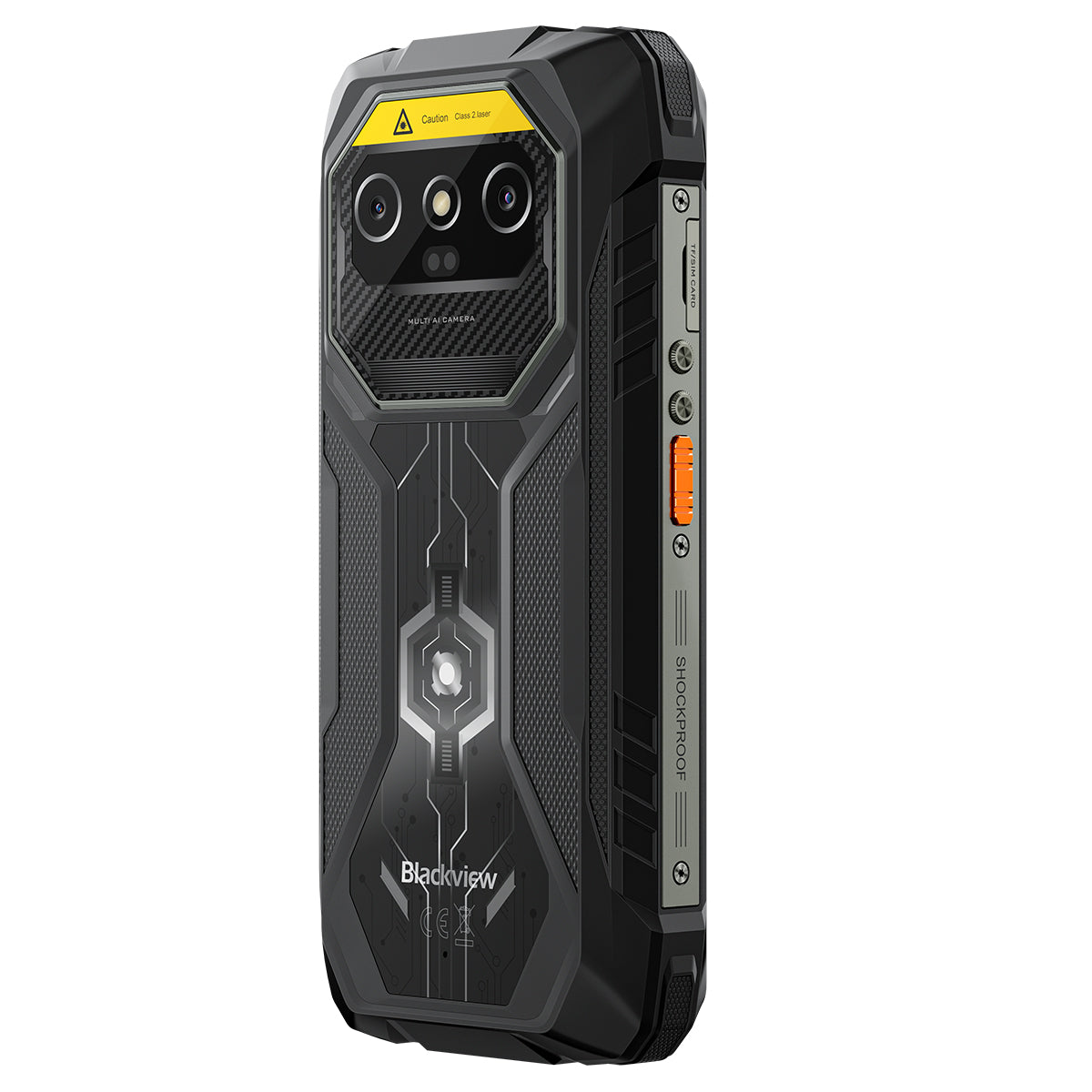 Blackview ROCK 1 Pro 専門的な2次元バーコード読み取り機 4G 頑丈な電話 6.56インチ 90Hz 表示 15000mAh バッテリーと夜間視覚カメラ付き