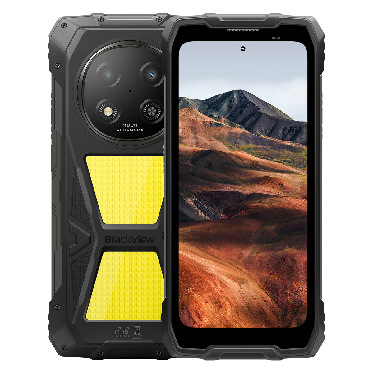 Blackview ROCK 2 Pro 6.67インチ 120Hz表示 400ルーメン キャンプ用灯り 15000mAh 5G 頑丈な電話機