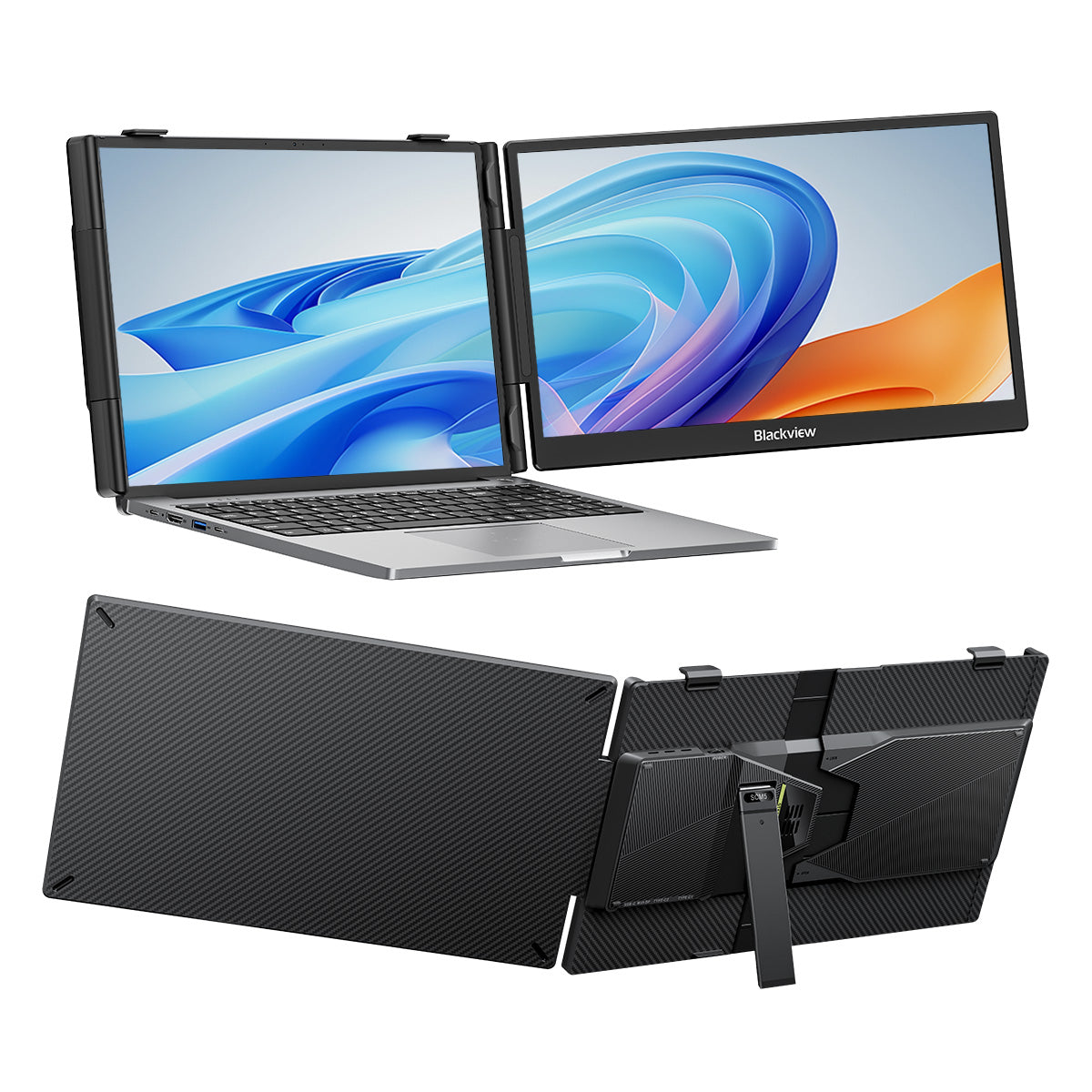 Blackview SCM5 14インチ ポータブルモニター スピーカー付きノートパソコン画面拡張器