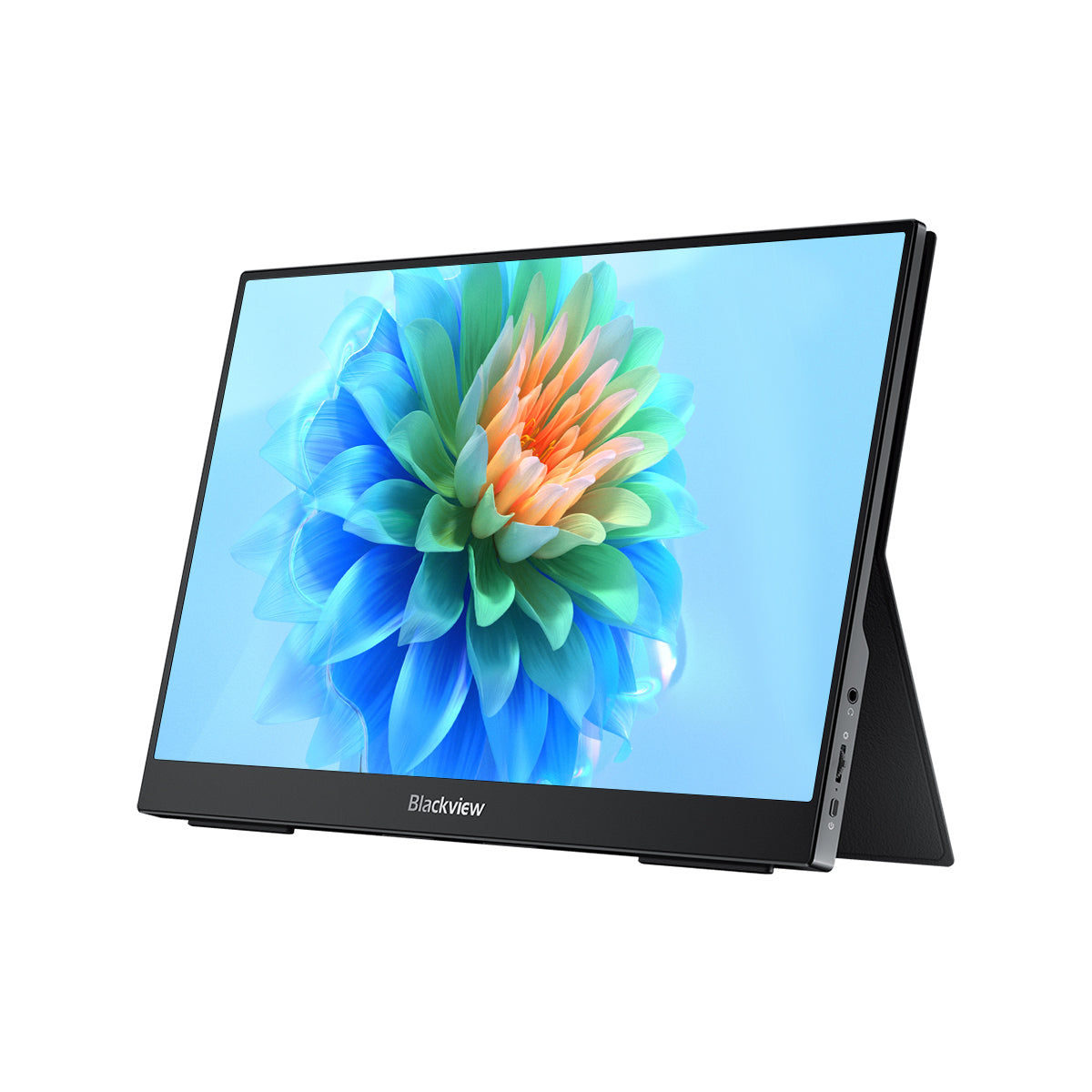 Blackview Table 8 15.6 インチ FHD 1080P フル機能 USB タイプ C およびマイクロ HDMI 入力ポータブル モニター (デュアル スピーカー付き) 