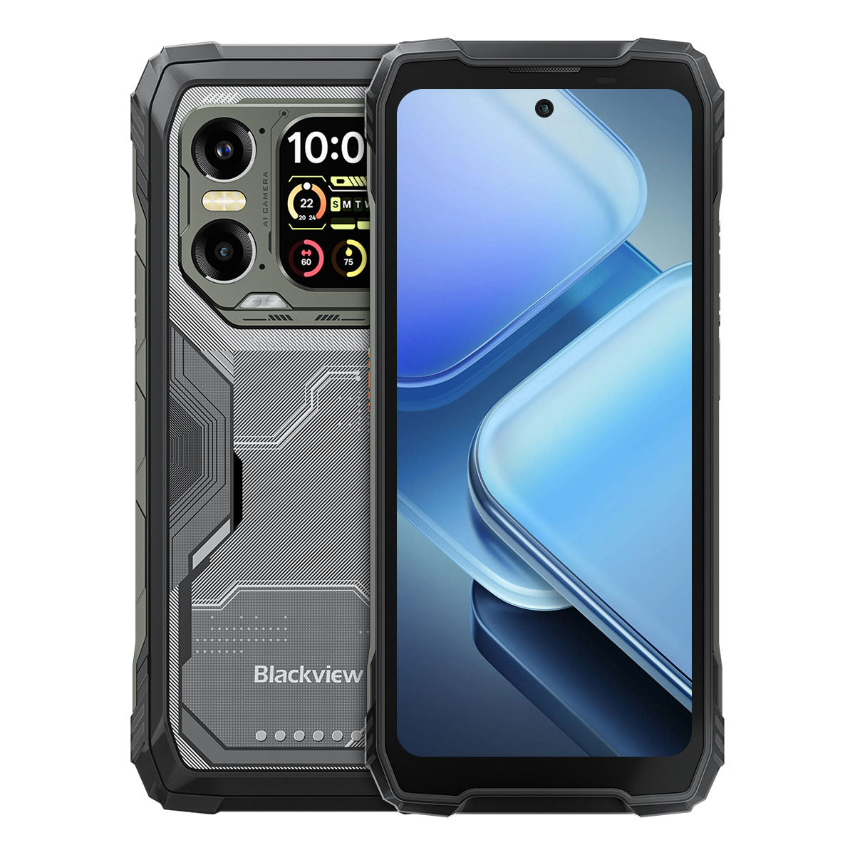 Blackview XPLORE 1 6.78インチ 120Hz メイン＆2.01インチ セカンダリーディスプレイ MediaTek Dimensity 7050 20000mAh 内蔵 170LM フラッシュライト 5G AI 頑丈なスマートフォン