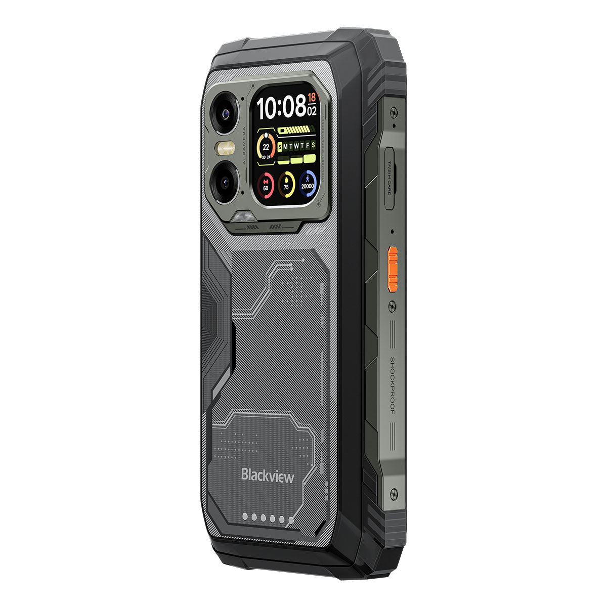 Blackview XPLORE 1 6.78インチ 120Hz メイン＆2.01インチ セカンダリーディスプレイ MediaTek Dimensity 7050 20000mAh 内蔵 170LM フラッシュライト 5G AI 頑丈なスマートフォン