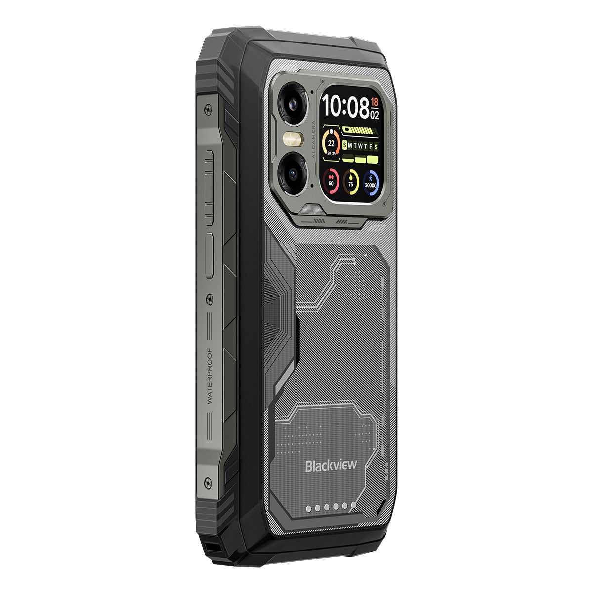 Blackview XPLORE 1 6.78インチ 120Hz メイン＆2.01インチ セカンダリーディスプレイ MediaTek Dimensity 7050 20000mAh 内蔵 170LM フラッシュライト 5G AI 頑丈なスマートフォン