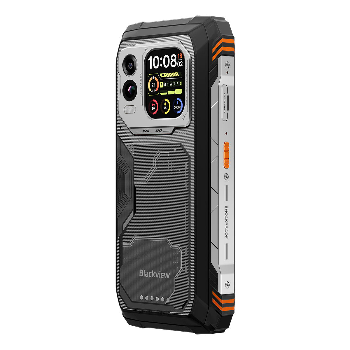 Blackview XPLORE 1 Pro 5G サーマルイメージング堅牢電話 w/ 6.78" 120Hz メイン & 2.01" セカンダリーディスプレイ 20000mAh 170LM フラッシュライト