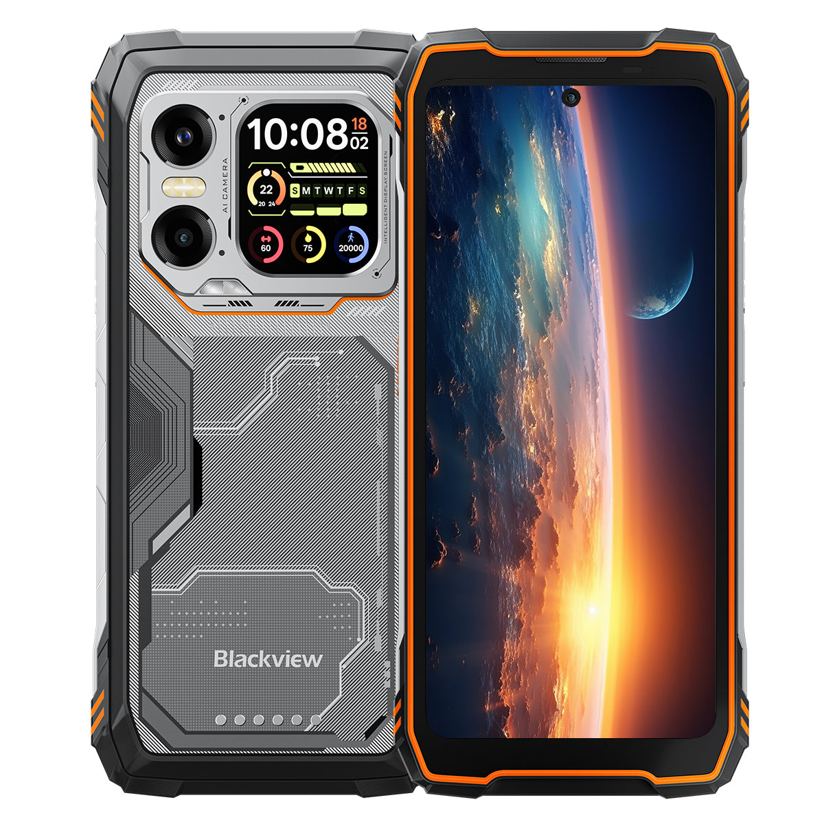 Blackview XPLORE 1 トランシーバー 5G トランシーバー 頑丈な電話 6.78インチ 120Hz メイン＆2.01インチ セカンダリーディスプレイ 20000mAh バッテリー付き