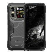 Back and front of the black Blackview XPLORE X1