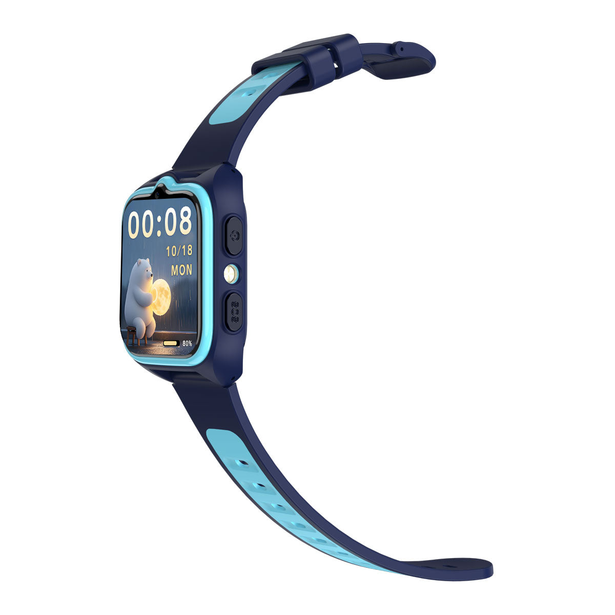 Blackview Z30 1.75インチ LED懐中電灯 GPS + LBS + WIFI AI位置特定 4Gビデオ通話 キッズフォンウォッチ