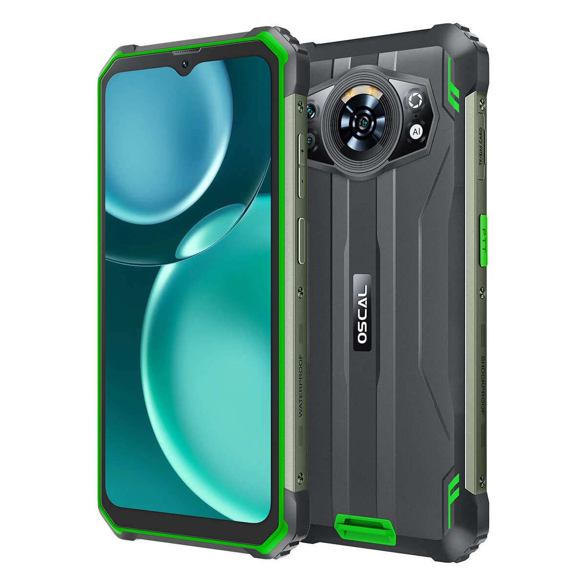OSCAL S80 高耐久性スマートフォン 10000mAh バッテリー以上 6+128GB