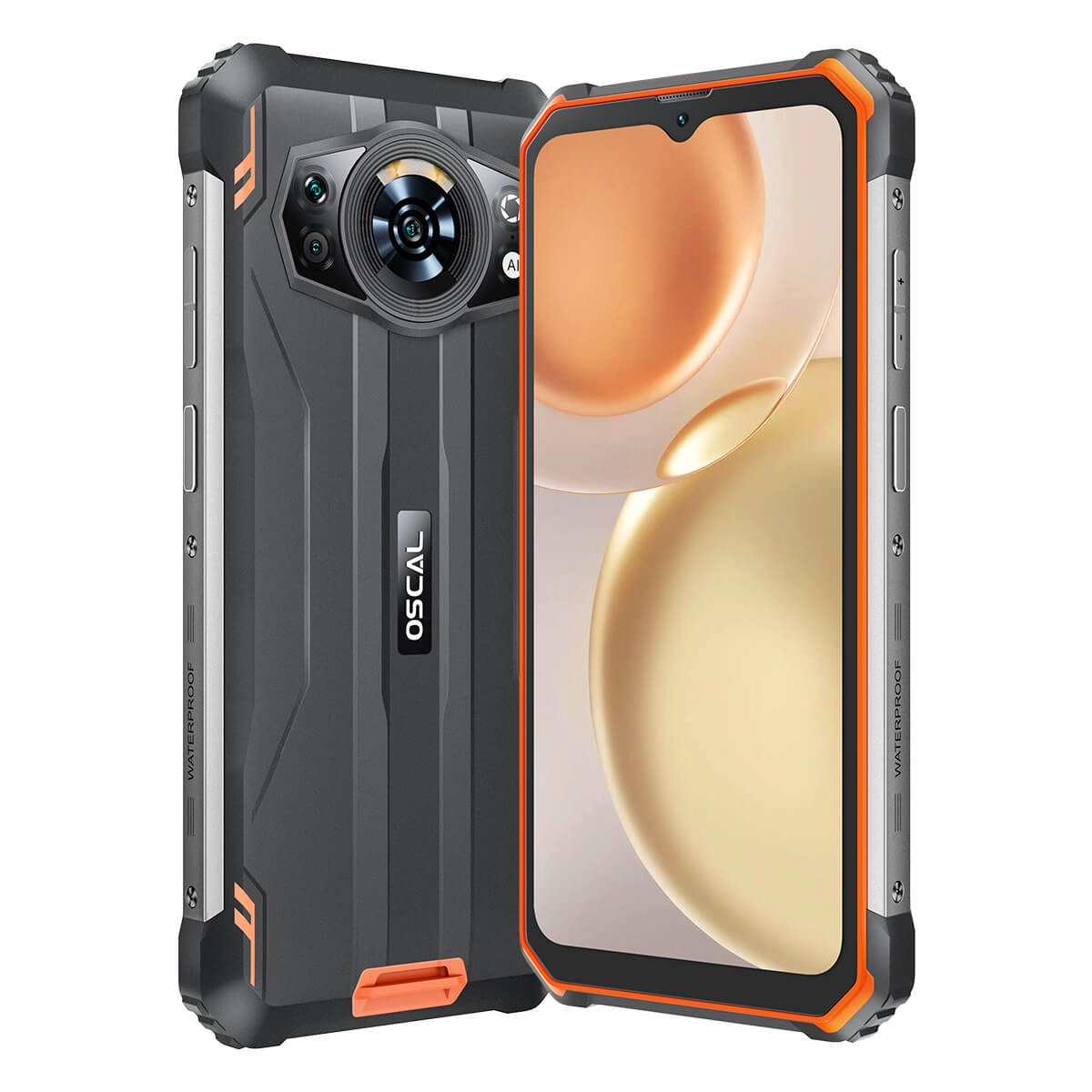 OSCAL S80 高耐久性スマートフォン 10000mAh バッテリー以上 6+128GB