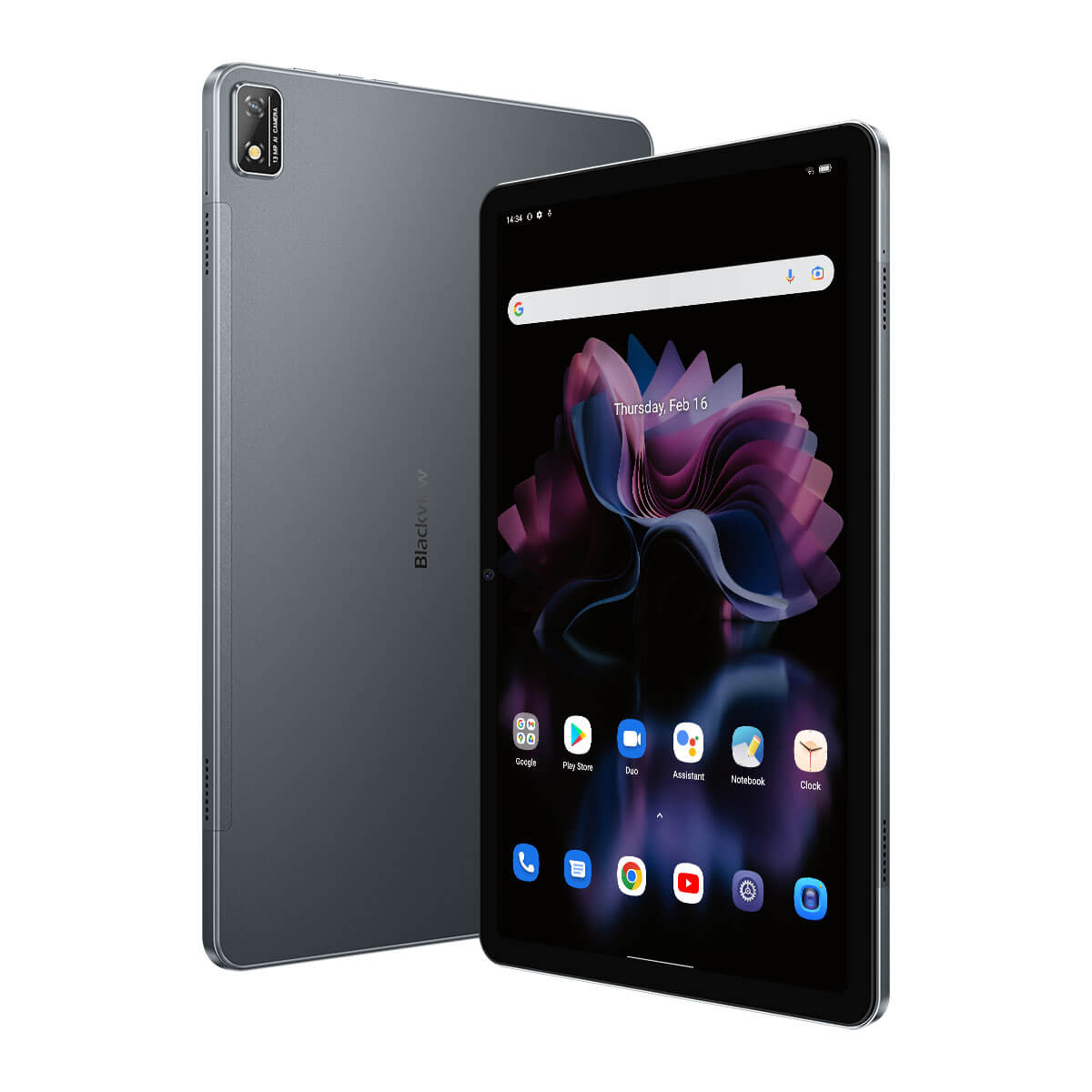 Blackview Tab 16 11 インチ 2K FHD+ ディスプレイ Unsoc T616 8GB+256GB 7680mAh バッテリー Widevine L1 Android タブレット PC